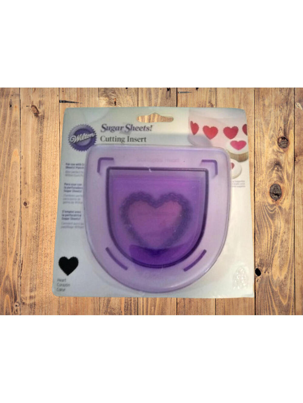 Wilton Sugar Sheets Cutting Insert Scalloped Heart Shape